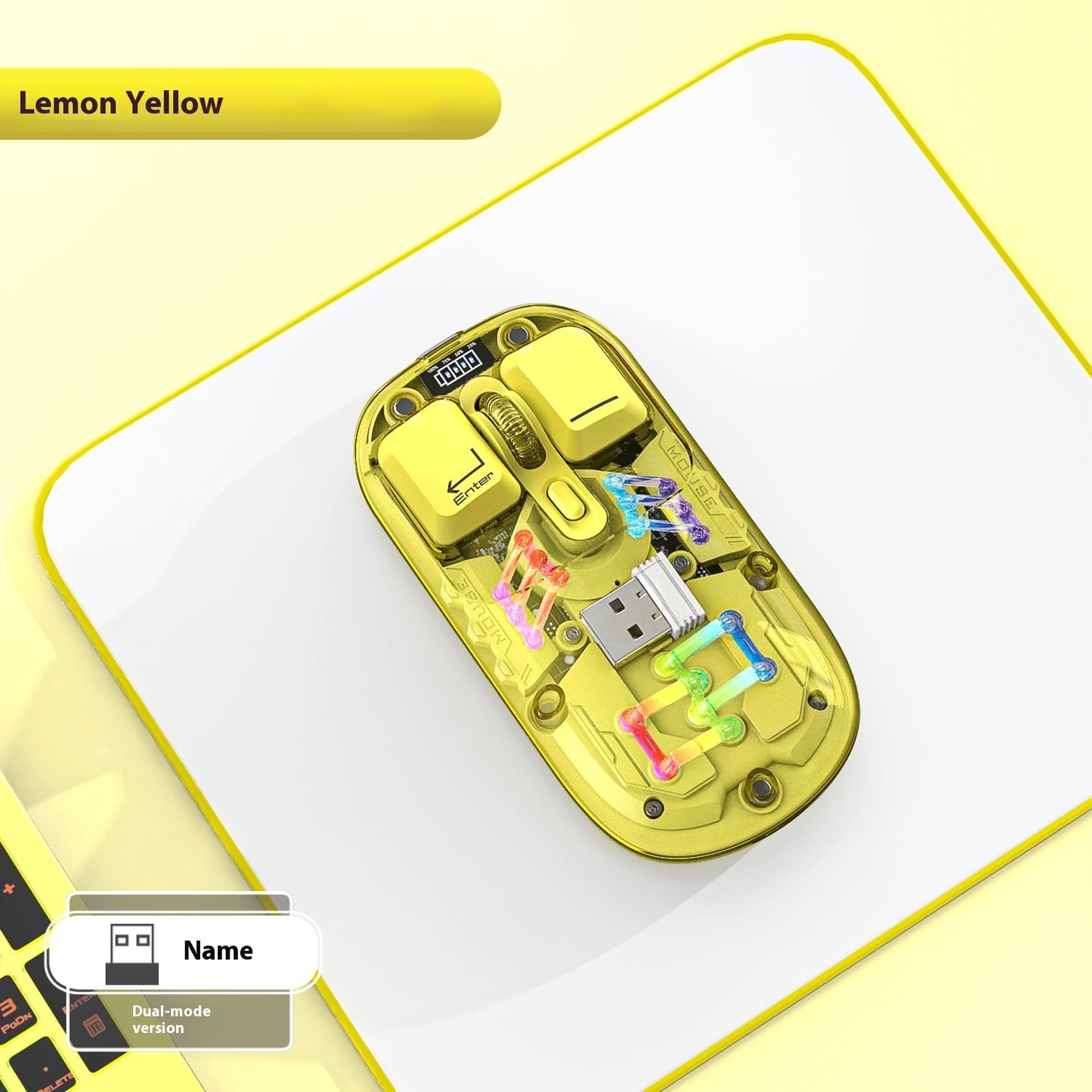 Mechanical Keyboard Customized Three-mold Machinery Key Mouse Suit